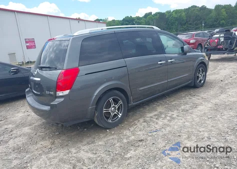 2007 Nissan Quest 3.5 Se from USA, damaged, VIN 5N1BV28U67N124506